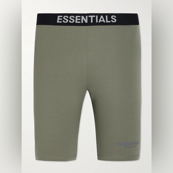 Fear Of God Essentials | Logo-Detailed Stretch-Jersey Shorts | Size: M - Picture 4 of 6